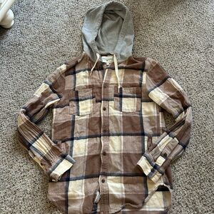 Modern Amusement Multicolor Hooded Shirt